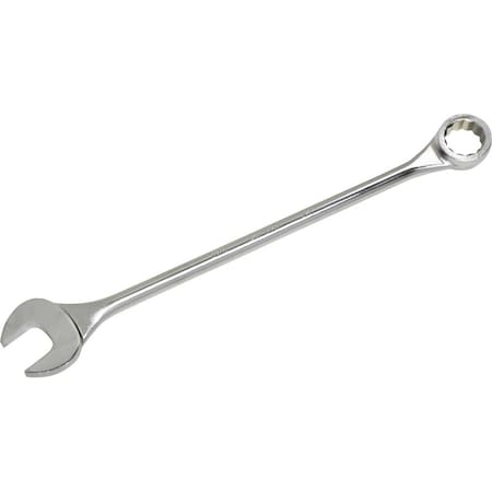 Combination Wrench 1-13/16, 12 Point, Satin Chrome Finish